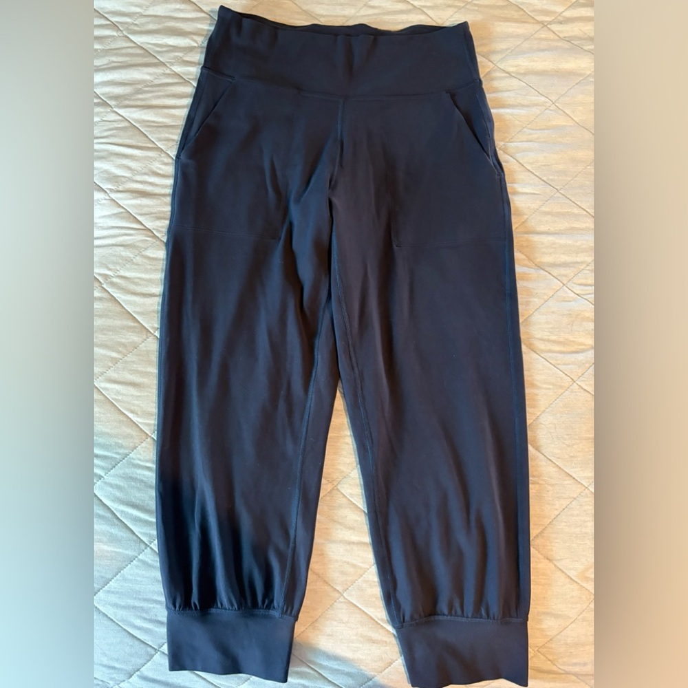Lululemon Navy Blue Align cropped joggers